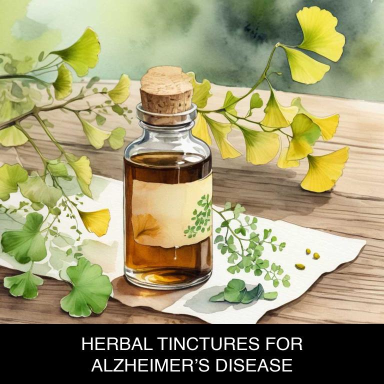 herbal tinctures for alzheimer-disease overview