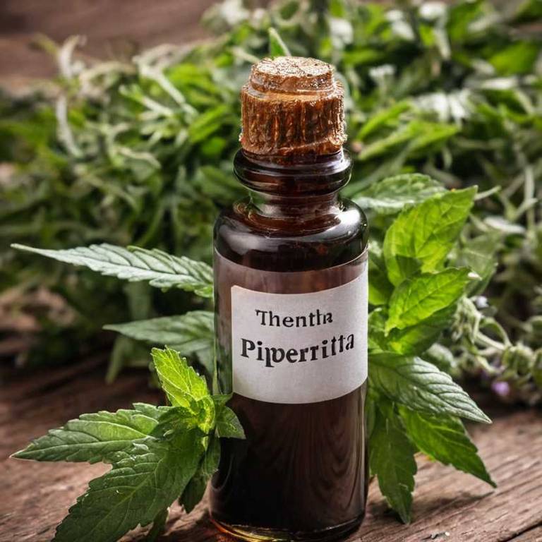 herbal tinctures for bad-breath Mentha x piperita