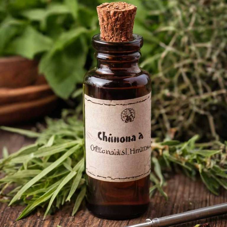 herbal tinctures for bad-taste Cinchona officinalis