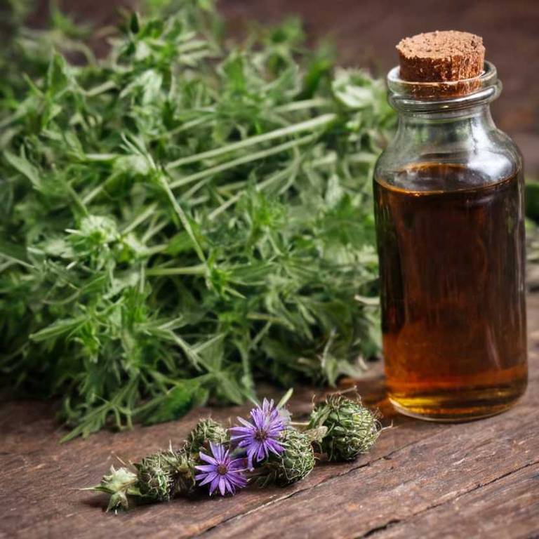 herbal tinctures for baldness Arctium lappa