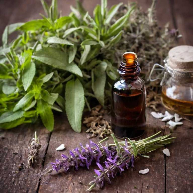 herbal tinctures for body-odor Salvia officinalis