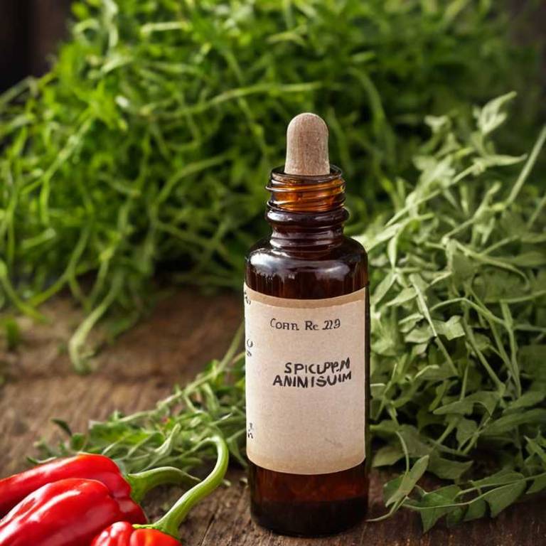 herbal tinctures for burning-feet Capsicum annuum