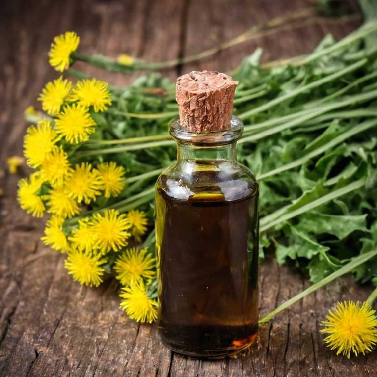 herbal tinctures for chronic-hepatitis Taraxacum officinale