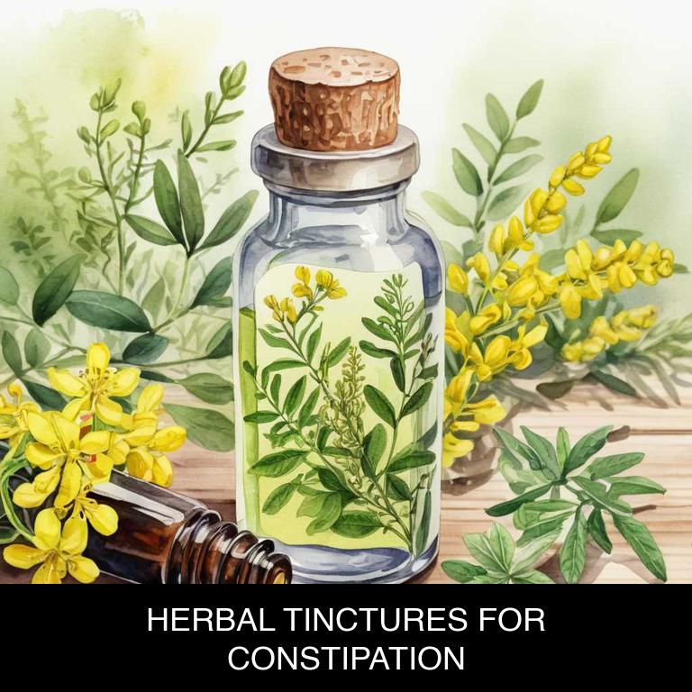 herbal tinctures for constipation overview