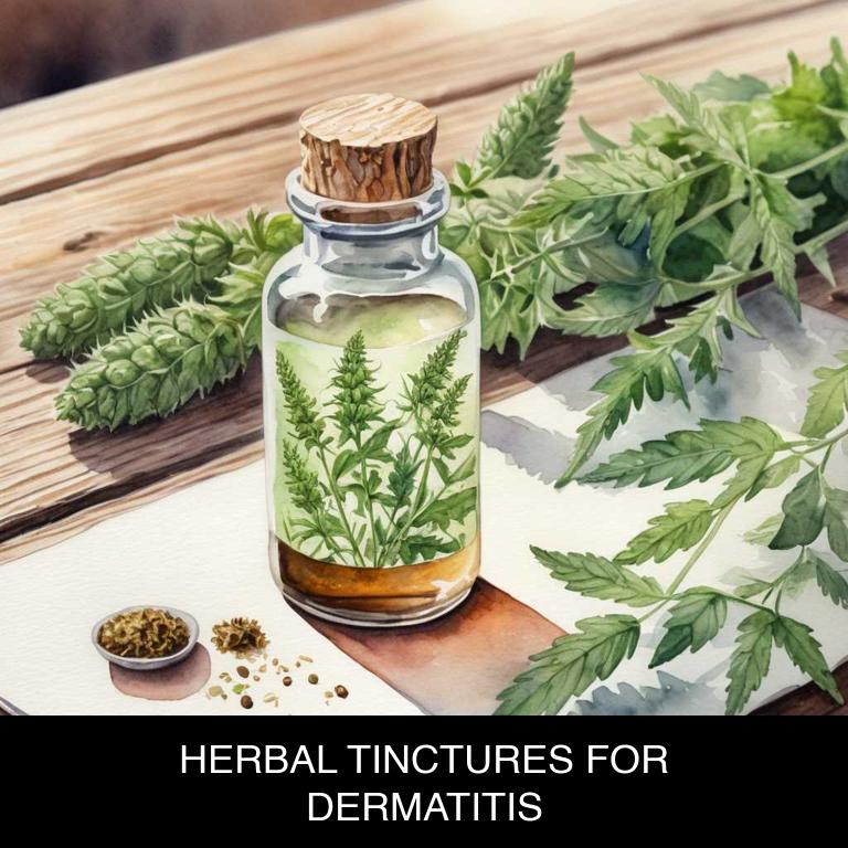 herbal tinctures for dermatitis overview