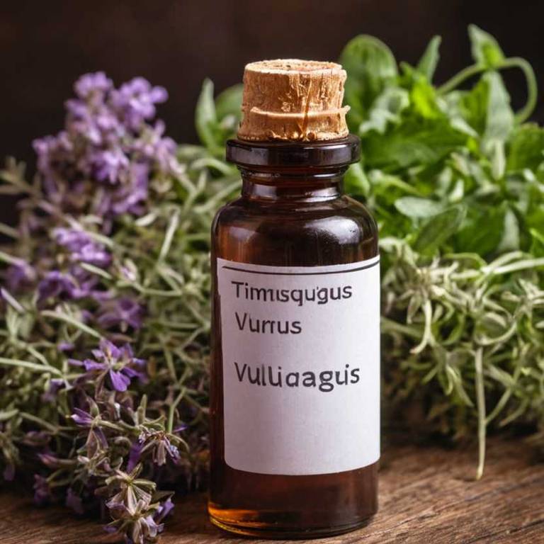 herbal tinctures for difficulty-swallowing Thymus vulgaris