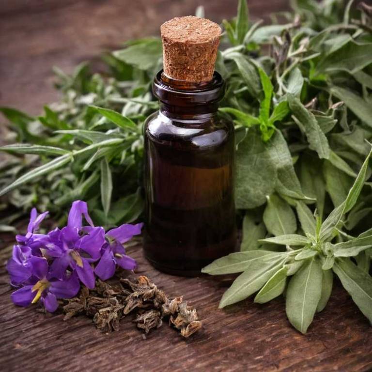 herbal tinctures for dry-hair Salvia officinalis