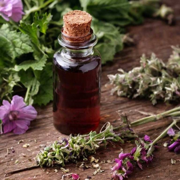 herbal tinctures for endometriosis Althaea officinalis