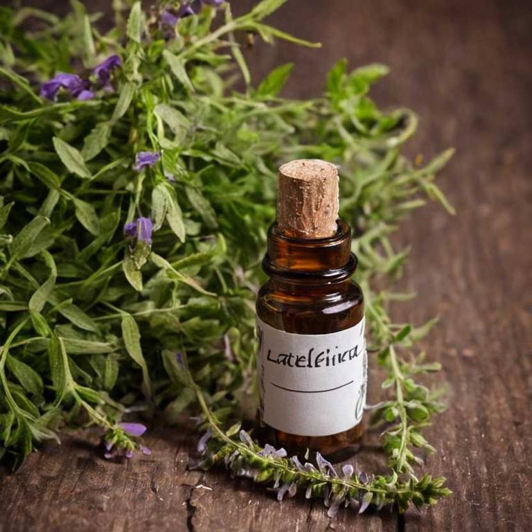 herbal tinctures for eye-twitching Scutellaria lateriflora