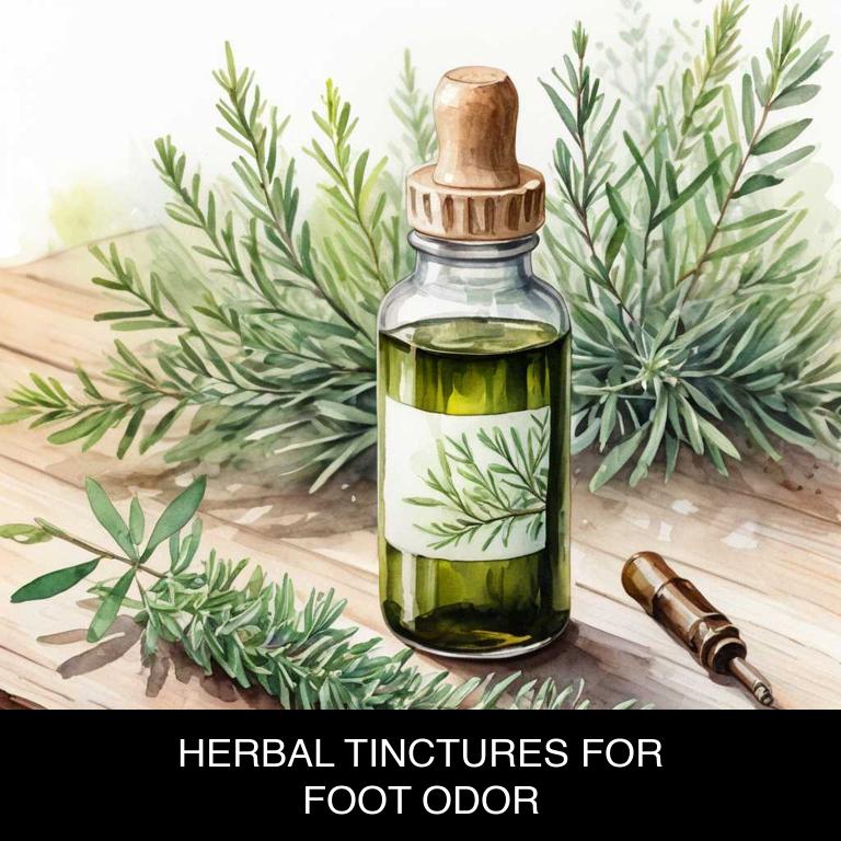 herbal tinctures for foot-odor overview