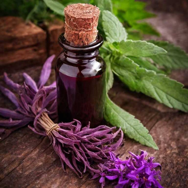 herbal tinctures for foot-pain Salvia miltiorrhiza