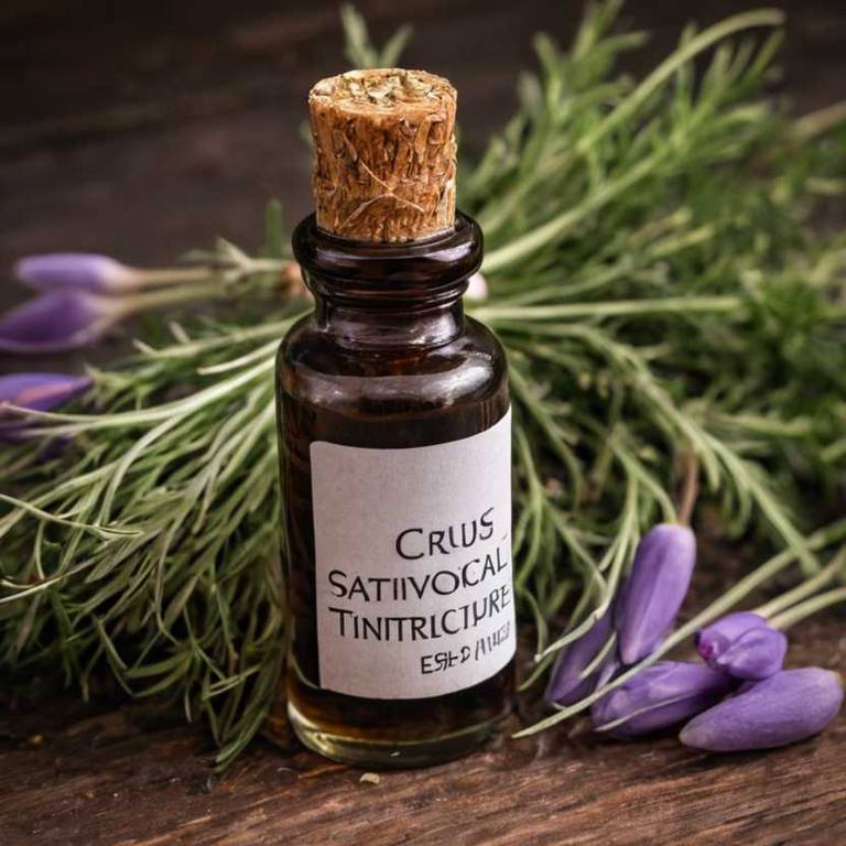 herbal tinctures for glowing-skin Crocus sativus