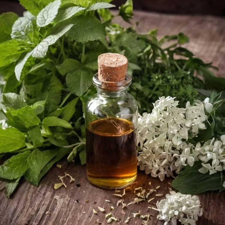 herbal tinctures for jaw-lock Hydrangea arborescens