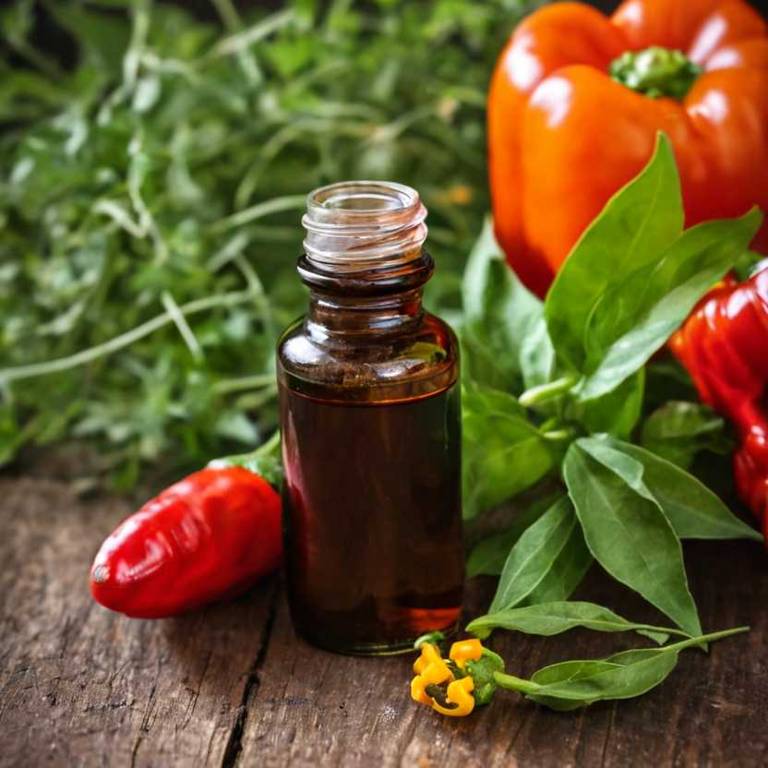 herbal tinctures for knee-swelling Capsicum annuum