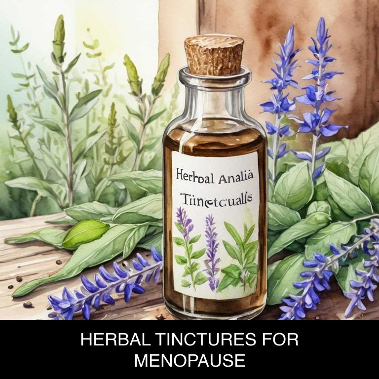 herbal tinctures for menopause overview