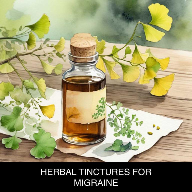 herbal tinctures for migraine overview