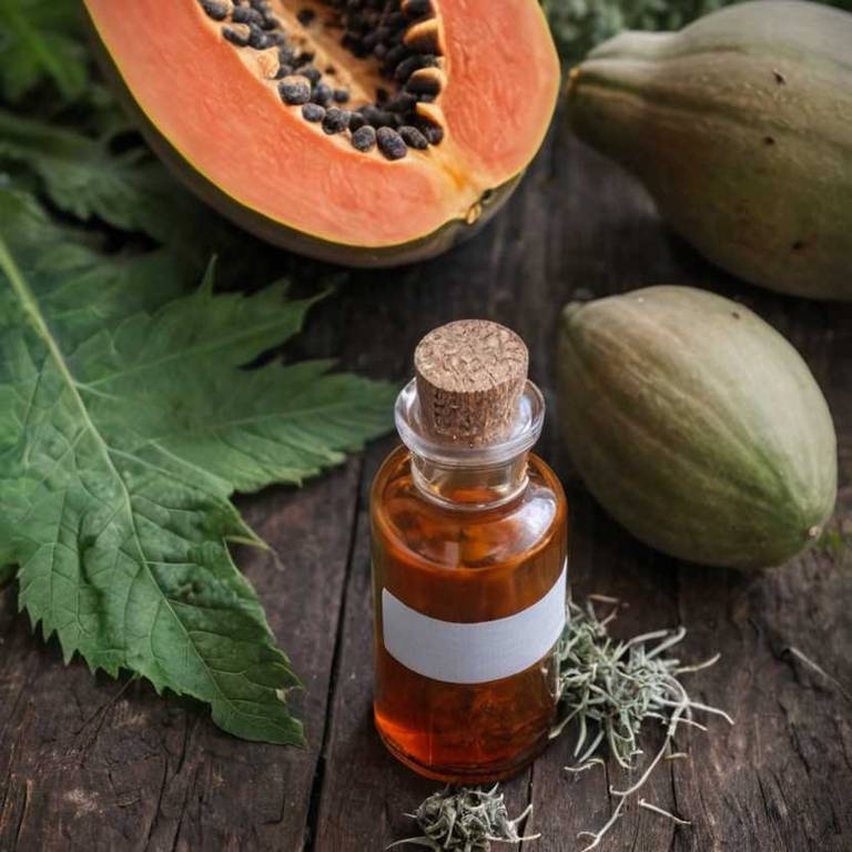 herbal tinctures for nausea Carica papaya