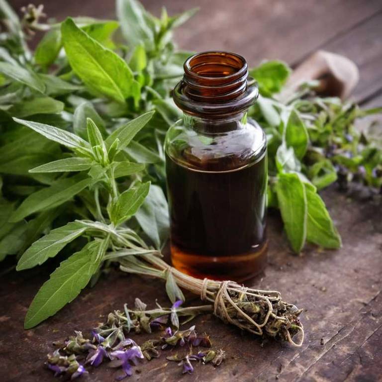 herbal tinctures for pimples Salvia officinalis