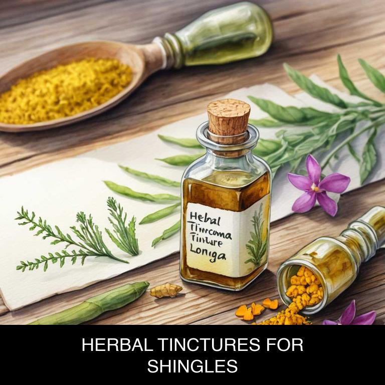 herbal tinctures for shingles overview