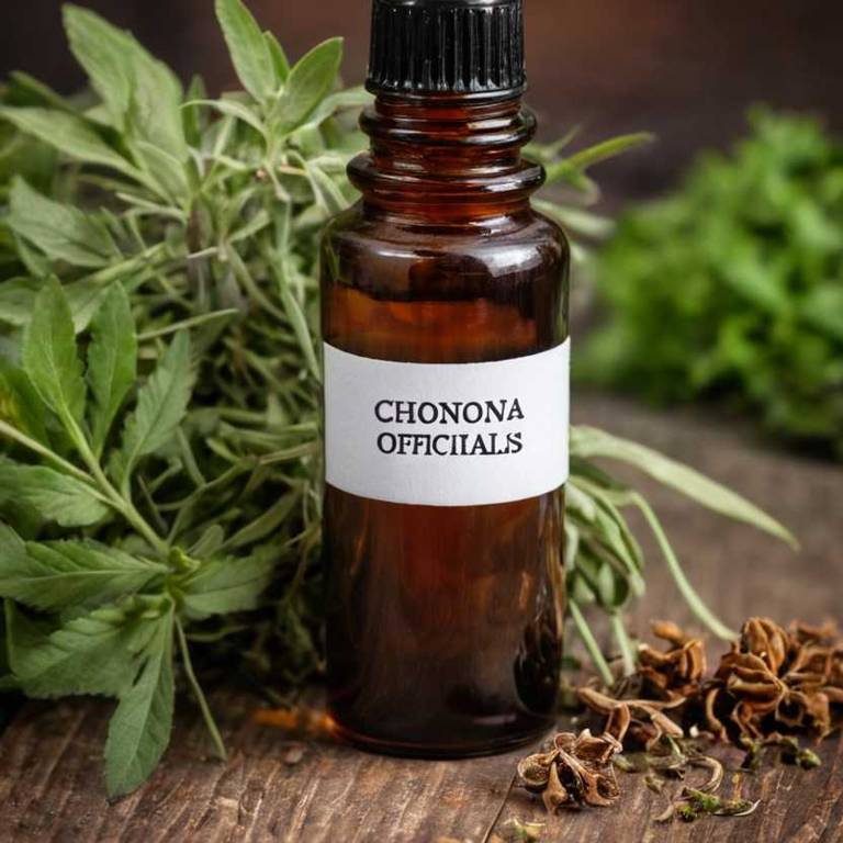 herbal tinctures for stomach-pain Cinchona officinalis