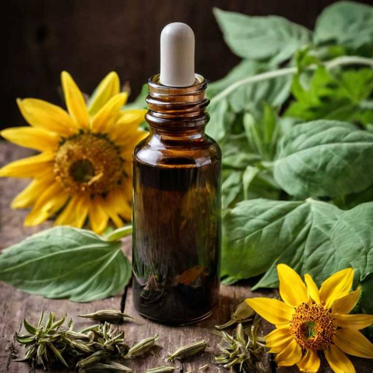 herbal tinctures for sunburn Helianthus annuus