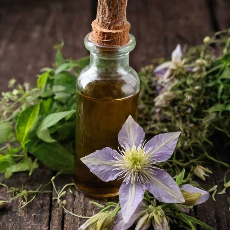 herbal tinctures for wheezing Clematis vitalba