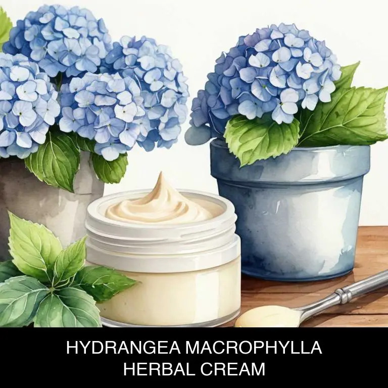 hydrangea macrophylla herbal creams for swollen-gums