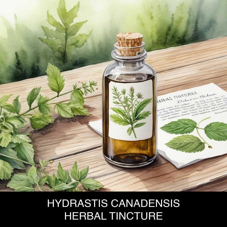 hydrastis canadensis herbal tinctures for laryngitis