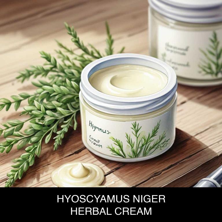 hyoscyamus niger herbal creams for insomnia