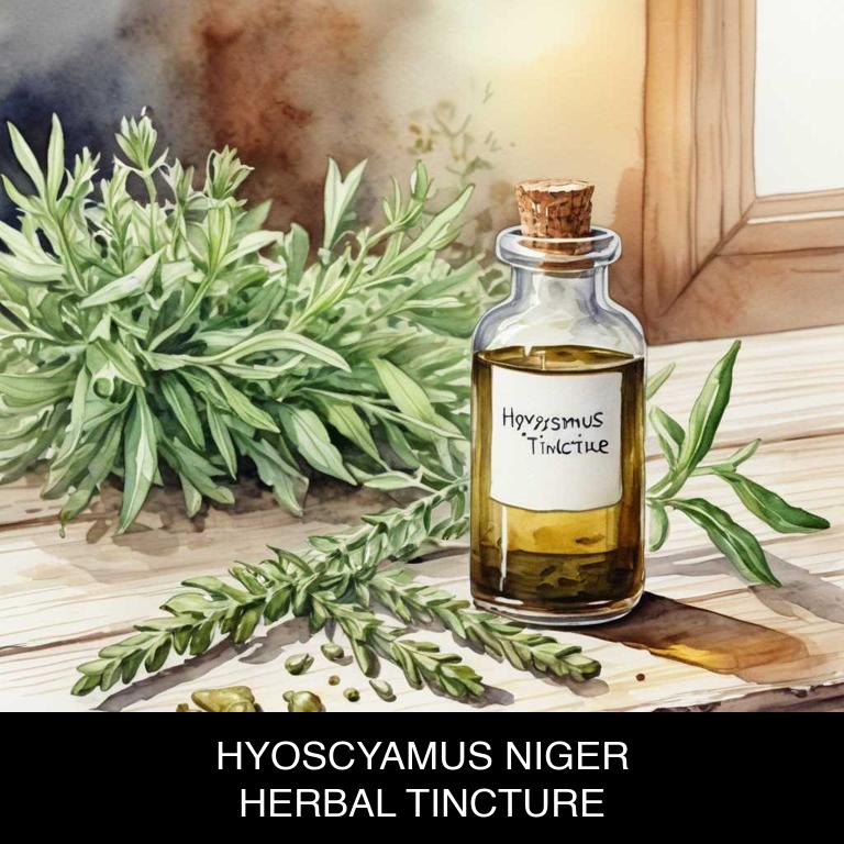 hyoscyamus niger herbal tinctures for constipation