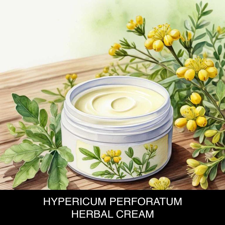 hypericum perforatum herbal creams for heart-pain