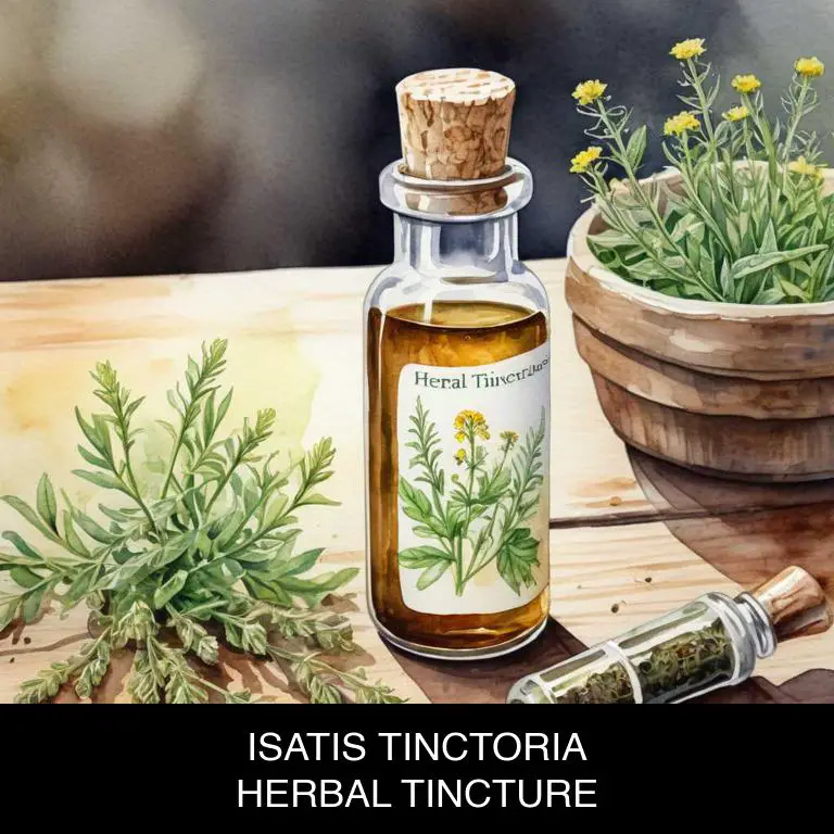 isatis tinctoria herbal tinctures for flu