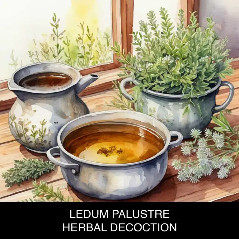 ledum palustre herbal decoctions for jammed-finger