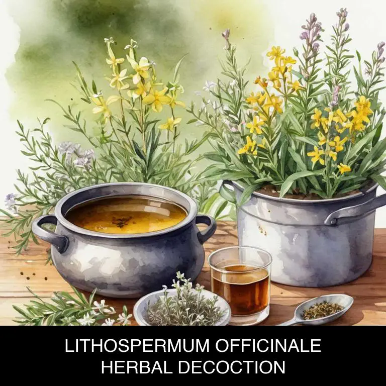 lithospermum officinale herbal decoctions for hypertension