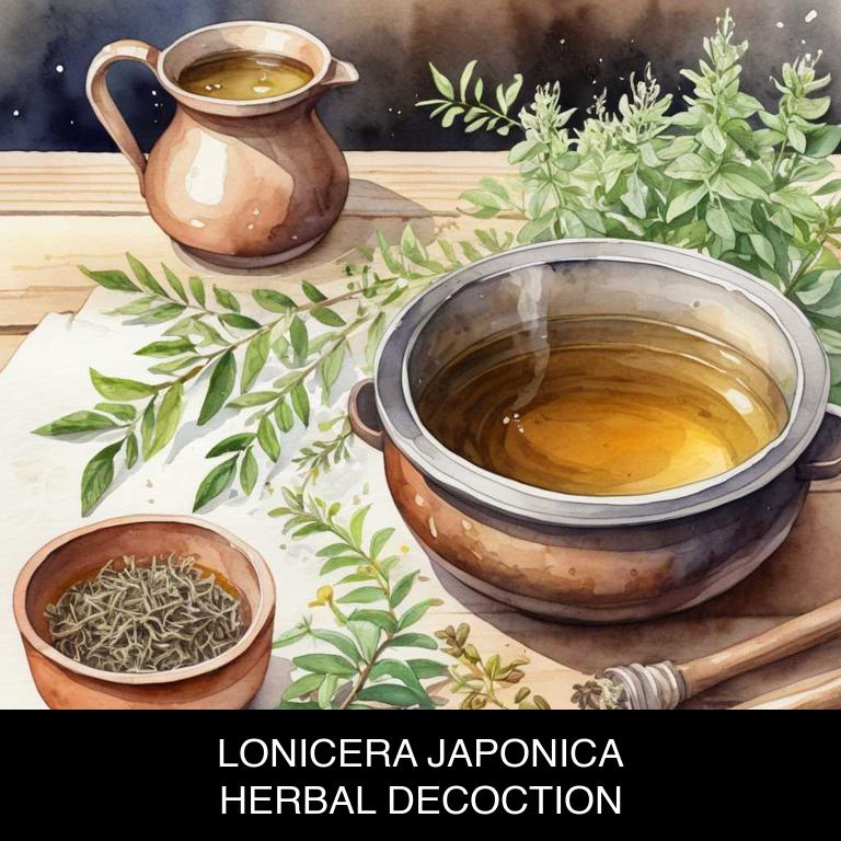 lonicera japonica herbal decoctions for lost-voice