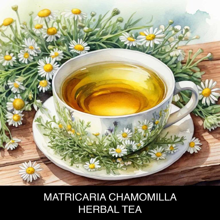 matricaria chamomilla herbal teas for eczema