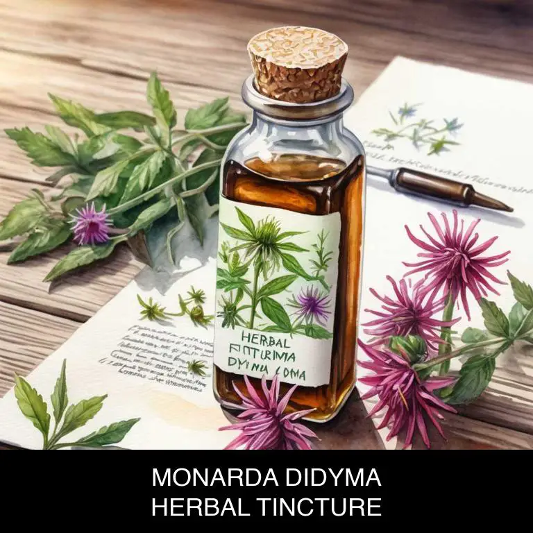 monarda didyma herbal tinctures for athlete-foot