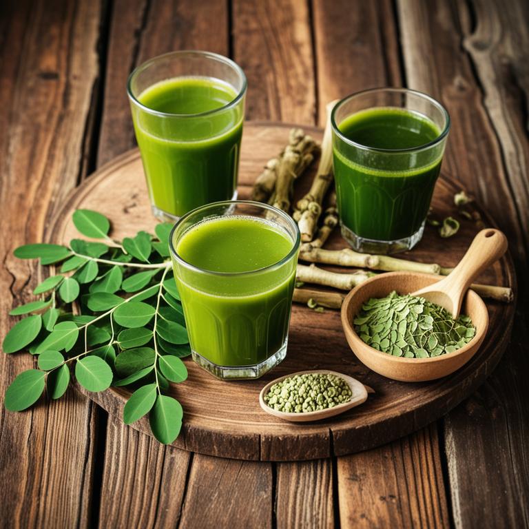 moringa oleifera juice