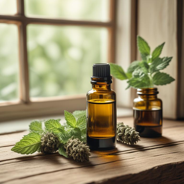 herbal essential oils for bitter taste in mouth