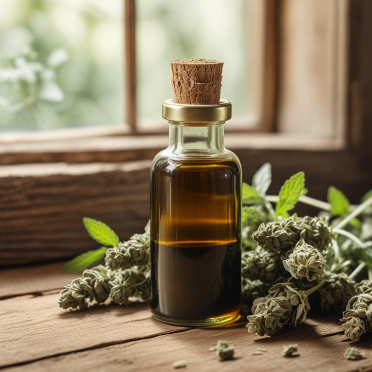 herbal tinctures for bitter taste in mouth