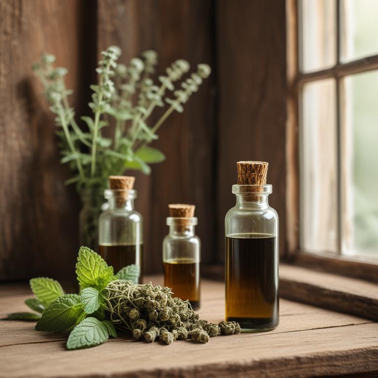 herbal tinctures for mucus in throat