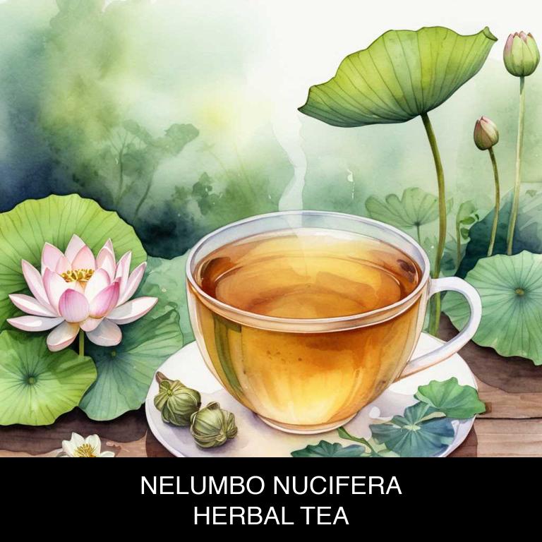 nelumbo nucifera herbal teas for allergies