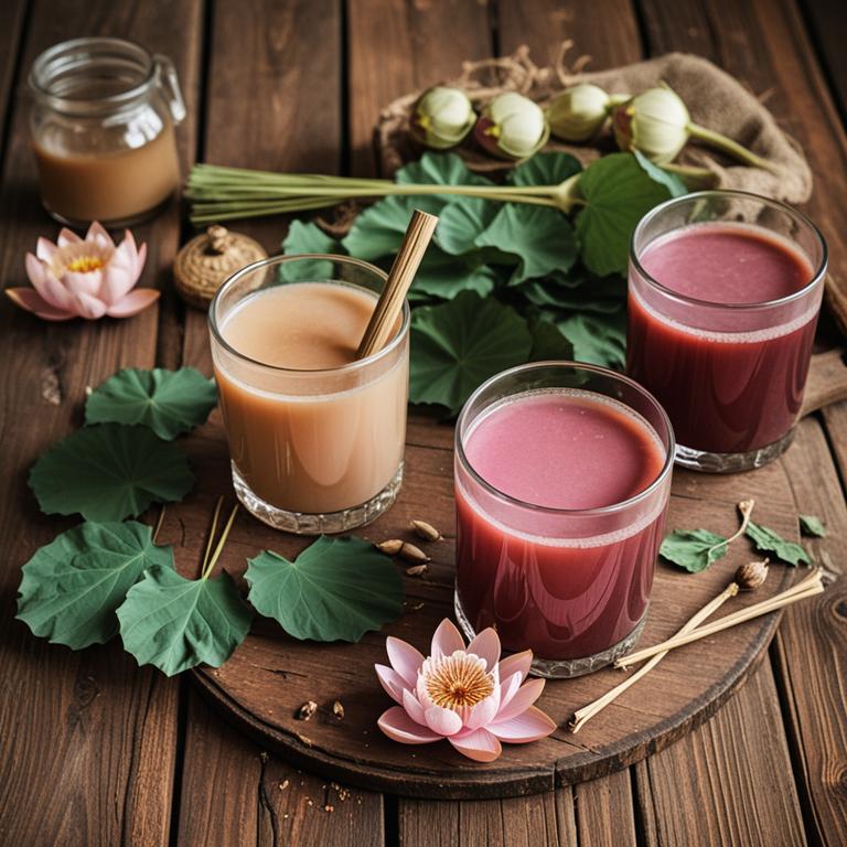 nelumbo nucifera juice