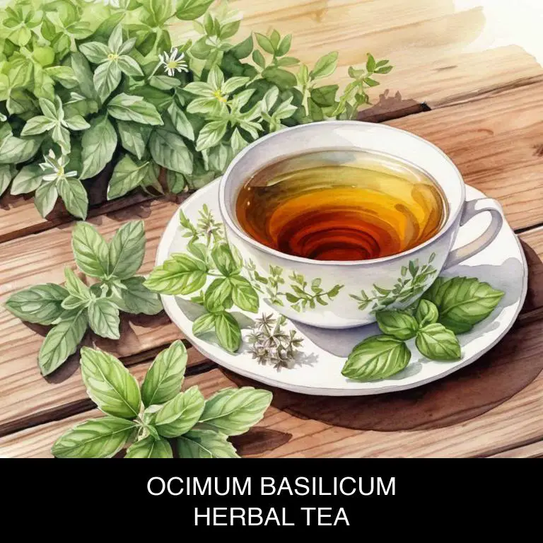 ocimum basilicum herbal teas for hypertension