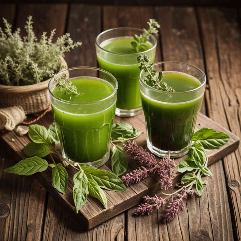 Ocimum basilicum juices