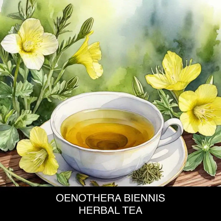 oenothera biennis herbal teas for eye-twitching