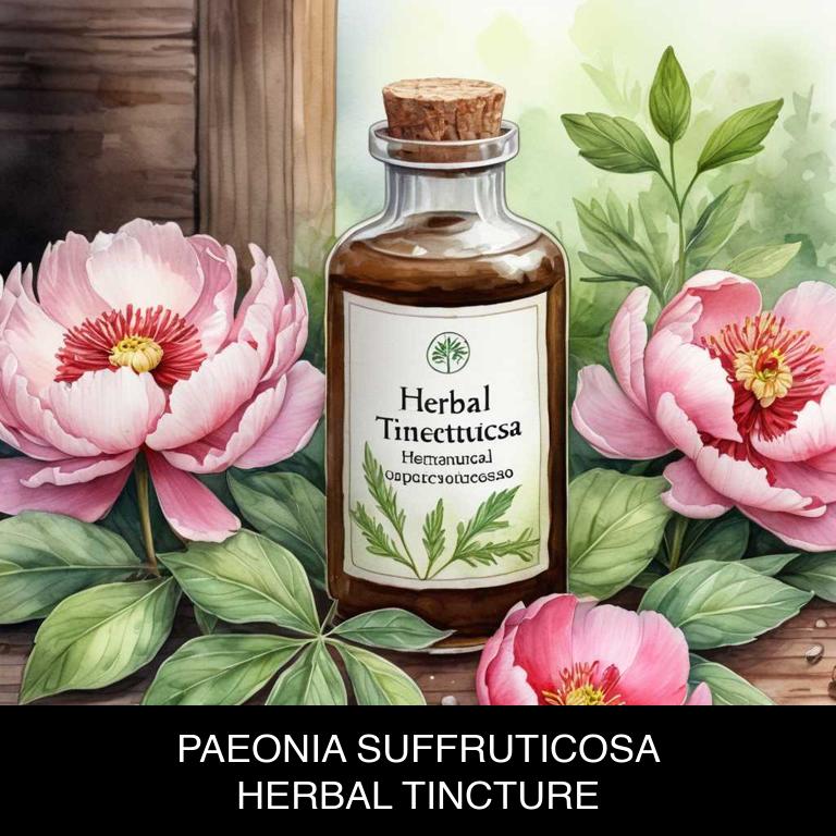 paeonia suffruticosa herbal tinctures for indigestion