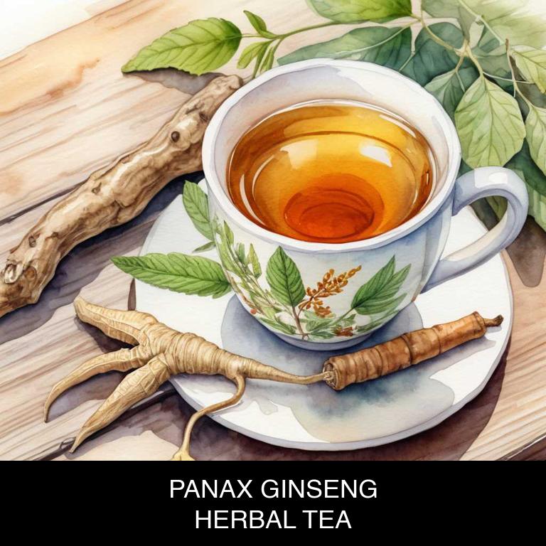 panax ginseng herbal teas for adrenal-fatigue