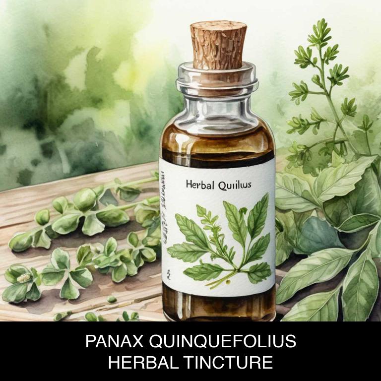 panax quinquefolius herbal tinctures for hair-fall