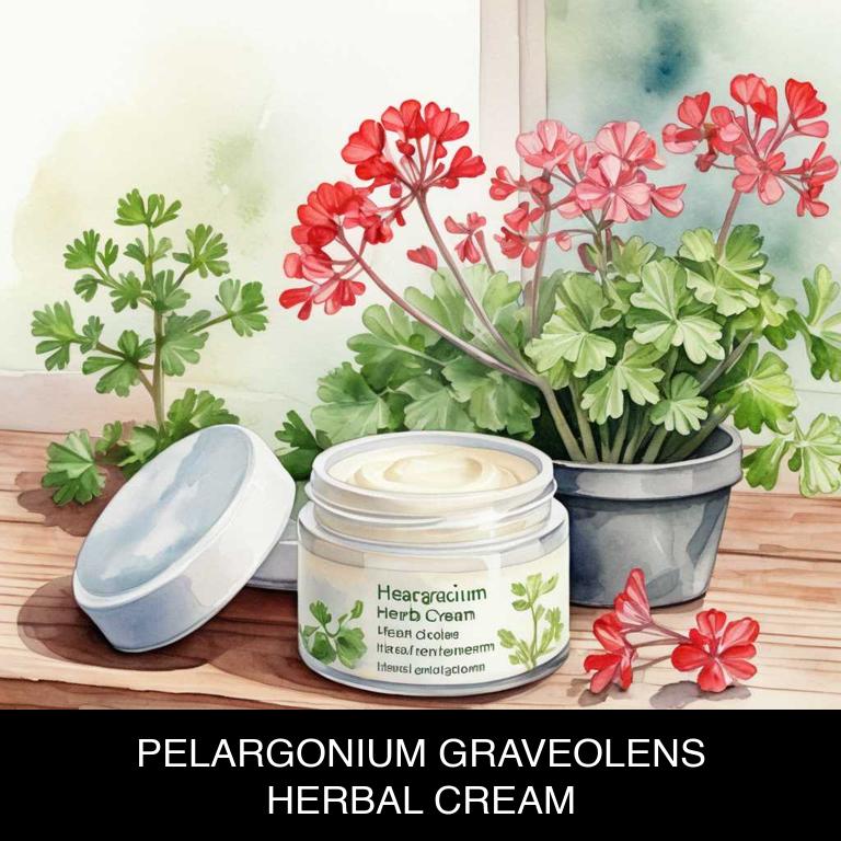 pelargonium graveolens herbal creams for gum-infection